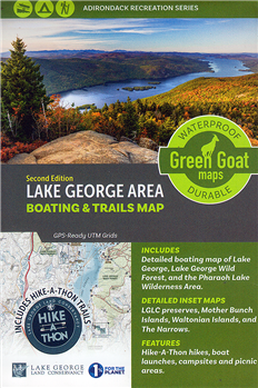 Lake George Area Boating and Trails Map
