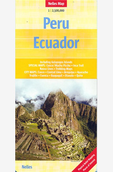 Map of Peru and Ecuador
