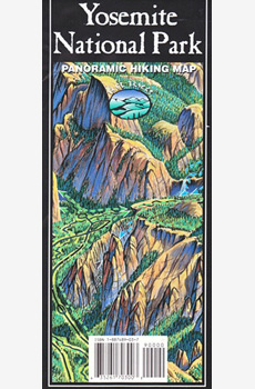 Yosemite National Park Panoramic Map