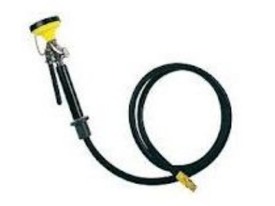 Encon 01090009 6' Drench Hose Assembly with Lock Open Squeeze Handle Valve