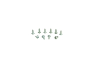 Acorn 0124-010-001 #10 X 1/2" PHILLIPS ROUND HEAD SELF-TAPPING CAD PLATED SCREW (10 PACK)
