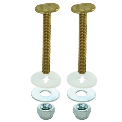 Closet Bolts (Pair) 5/16"x2-1/4" w/ Large Oval Head