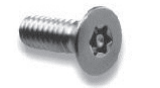 Metcraft 11328 Screw 1/4-20 x 1.5" Flat Head TORX S/S