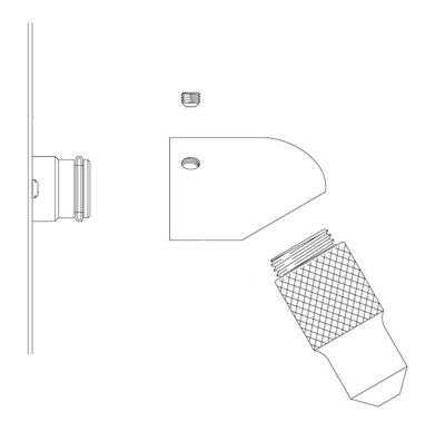 Acorn 1140-000-001 O-Ring Flangeless Shower Head Assembly