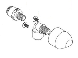 Acorn 1141-025-001 ADA-A Series Shower Head Assembly