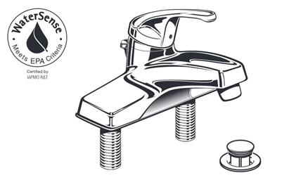 American Standard 2175.202 Single Control Lavatory Faucet