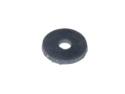 Cloth inserted rubber washer for closet bolts