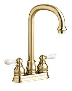 American Standard 2770.712 4" Spread Polished Brass Bar Faucet