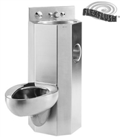 Metcraft 3115-45R&L 15" Lavatory-Toilet Comby