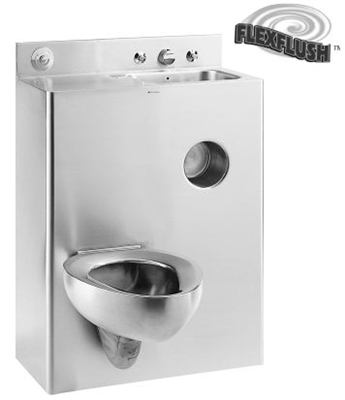 Metcraft 3126-90R&L 26" Toilet-Lavatory Comby