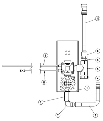 Acorn 4100-938-002 Non-Metering Water Control Unit for Water Fountain