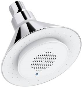 Kohler K-9245-CP 2.5 GPM Moxie Showerhead with Bluetooth Speaker