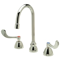 Zurn Z831B4-XL AquaSpec Widespread Gooseneck Faucet w/ Wristblade Handles