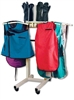 Mobile Apron and Glove Rack