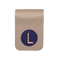 Clipper Lead Marker-Kydex without initials 2" x 1  3/4"