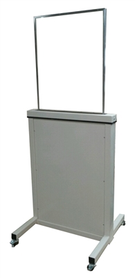 Adjustable Height Leaded Glass Mobile X-Ray Barrier