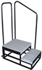 Two Step Weight Bearing Platform Stand with Comfort Closed Cell Steps