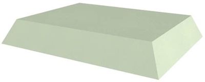 4" Rectangle Sponge-Non-Coated, Stealth