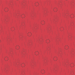 5341-R Red Dot Circle Texture