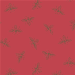3987-R Red French Bees