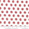 Red on Cream Polka Dots