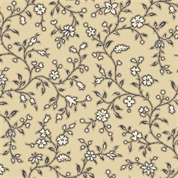 7255-NL Tan Floral Vines