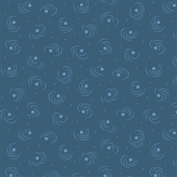 7263-B Blue Swirl Bursts