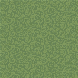 8006-LG Green Floral Scroll