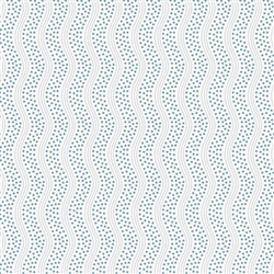 8008-BL Blue Dots Wavy Stripe