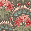 Tradewinds Floral  in Dolphin Gray