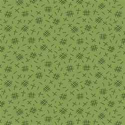 8262-G Pumpkin Spice Green Crosshatch