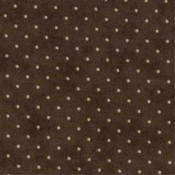 8654-45 Moda Chocolate Brown Essential Dots