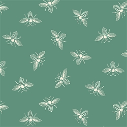 #9084-G3 Coastal Green French Bees