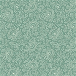 9085-G2 French Chateau Sea Spray Teal Green Floral