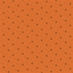 #9816-O Hootenanny Orange Squiggles