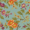 FOREST FLOOR Backing Fabric #296-T  Teal (4 yds)