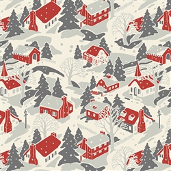 RETRO HO HO HO Backing Fabric #574-C (7 yds)