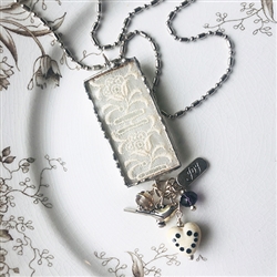 Antique Lace Charm Necklace