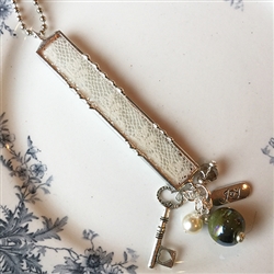 Vintage Lace Charm Necklace