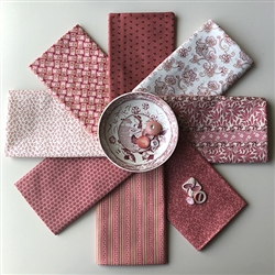 Flower Bed Pinks Fat Quarters