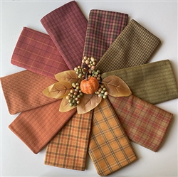 Pumpkin Patch Plaids Fat Quarters