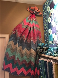 Henna Chevron Quilt Model