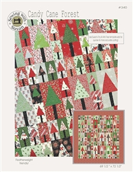 Candy Cane Forest Quilt Pattern #340