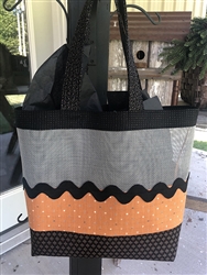 CLASSY ORANGE & GRAY Halloween Tote Kit