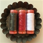 RED AURIFIL THREADS 50wt Color 2250