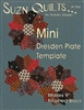 Mini Dresden Plate Template #186 by Suzn Quilts