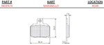 Maranello Rear Galfer FD220G1054
