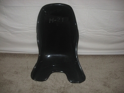 H-21 Oval Dirt Laydown Kart Seat by Lightning Light