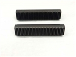 1/2 or 3/8" Aluminum Pedal Grips pair with Logos