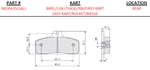 Birel/Lgk Rear (For Aluminum Rotors)